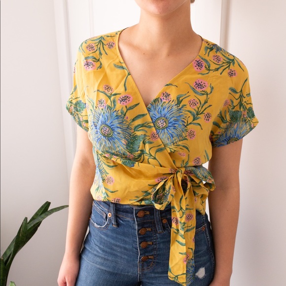 Madewell Tops - Madwell silk wrap